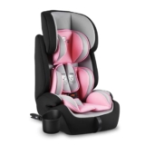 Lifelong Cuppy 2-in-1 Car & Booster Seat for Baby & Kids, Isofix & Non-Isofix Compatible, 9 M-12 Yrs, ECE R44/04 Safety, Adjustable Headrest, Washable Cushion, 5-Point Harness, Cup Holder (LLCCS021)