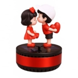 SARTE Solar Car Dashboard Decoration Air Freshener Deodorizer Diffuser Rotating Couple Figurine Fragrance Ornament, Interior Decor Accessory for Cars, SUVs, Sedans Long-Lasting Aroma & Stylish Look