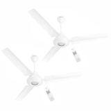 Havells 1200Mm Efficiencia Neo Bldc Motor Ceiling Fan | 5 Star With Remote,Upto 65% Energy Saving | High Air Delivery, Winner Of National Energy Conservation Award (2021) | (Pack Of 2, White)