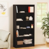 Amazon Brand – Solimo Altamore Engineered Wood Bookshelf (Wenge Finish)