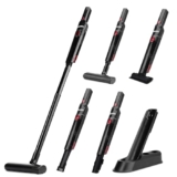 Agaro Sapphire Hand Held Vacuum Cleaner,Up To 15 Kpa Powerful Suction With Fast Charging Dock, Rechargeable Portable Powerful Cleaner, Lightweight Hand Held Vacuum Cleaner For Home, Office, And Car