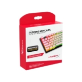 HyperX Pudding Keycaps – Full Key Set – PBT – Pink (644H7AA#ABA)