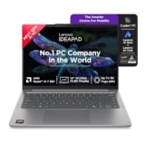 Lenovo Ideapad Slim 5 Amd Ryzen Ai 7 350 (24Gb Ram/1Tb Ssd/14 (35.5Cm)/Wuxga Oled Ai Now/Copilot+ Pc/Windows 11/Office Home 2024/Backlit Keyboard/1Yr Adp Free/Grey/1.4Kg), 83Hx001Nin Ai Laptop