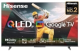 Hisense 108 Cm (43 Inches) E68N Series 4K Ultra Hd Smart Google Qled Tv 43E68N (Grey)