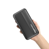 Amazon Basics 20000 mAh Power Bank | 22.5W Fast Charging | Dual Output & Input | Charge 3 Devices Simultaneously | for Smartphones, TWS Earbuds, Speakers, Tablets (Black)