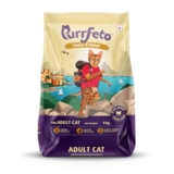 Purrfeto Adult Dry Cat Food | Chicken & Salmon | 3 Kg Ingredients | Promotes Urinary Health |Anti Hairball Formula | Promotes Skin & Coat Health | Improves Digestive Health
