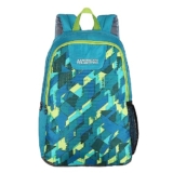 American Tourister Wave 24 Ltrs Medium Polyester Casual Standard Backpack (Blue)