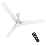 Polycab Silencio Mini Dlx 1200Mm 5-Star Advanced Bldc, Remote Ceiling Fan For Home|High Air Delivery, 25 Speed Setting, Sleep Mode, Reverse Rotation | 3+1 Years Warranty【Satin White】