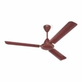 REO Tejas 1200mm ES Ceiling Fan | High Speed, High Air Delivery | Strong & Powerful Copper motor, Air Delivery: 218 m³/min, RPM: 370, 2 Year Warranty | (Pack of 1, Brown)