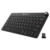 Zebronics Keypad X1 Wireless Bluetooth Keyboard, Scissor Switches, 2.4Ghz & Dual Bt For (Mac | Android | Windows), Volume/Media Control Knob, Integrated Multimedia Keys