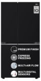 Lg 655 L Frost Free Smart Inverter Double Door Side By Side Refrigerator (Gl-B257Hwby, Western Black, Express Freezing | Multi Air-Flow)