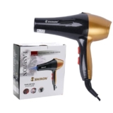 SHINON SH-978 Hair Dryer 2200 Watt, 3 Heat Setting, 2 Speed Settings, Nozzle Concentrator Overheating Protection, Air-inlet Grill, Styling Tool Professional Hair Dryer with cool & hot Air, Gold
