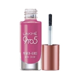 Lakmé 9 To 5 Primer + Gloss Nail Colour, Pink Pace, 6 Ml