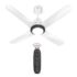 Havells Trinity Underlight 1200Mm 1 Star Energy Saving Ceiling Fan (Pearl White Lt Copper, Pack Of 1)