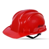 Aktion Ak H02_Wht Safety Helmets Rachet Type, Color: Red, Pack Of 1, Is 2925:1984