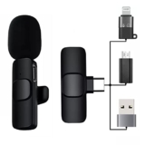 Kanget Wireless Lavalier Microphone Mic System for YouTube Facebook Live Stream, Instagram Reels Video Recording Vlog for Type-C Android & iPhone