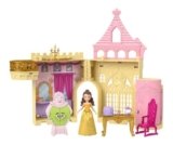Mattel Disney Princess Toys, Storytime Stackers Belle’s Castle, Stackable Doll House with Small Doll & 9 Pieces, Inspired by the Disney Movie​​​