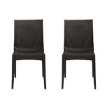 Cello Kraft Chair Set Pack Of 2 – Pearl Brown