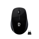 D Select Dell Exclusive Wireless Mouse Ds321-Black With Usb Type C Connector, 1200Dpi, Lightweight