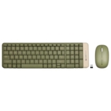 Zebronics Companion 104 2.4Ghz Wireless Keyboard & Mouse Combo, 100 Keys, Laser Printed Keycaps, Integrated Multimedia Keys, 3 Button Mouse, 1200 Dpi, High Precision, Advanced Optical Sensor (Green)