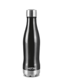 Milton New Duke 500 Thermosteel Hot And Cold Water Bottle, 420 Ml, Black