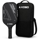 Kobo 3K Carbon Fiber Pickleball Paddle Racket PB-05, 16mm Core & Padded Bag