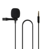 Amazon Basics Lavalier Auxiliary Omnidirectional Microphone | 3.5Mm Jack | 78-Inch Chord (Black)