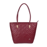 Mochi Women’s Maron Fashionable Faux Leather Tote Bag (66-351)