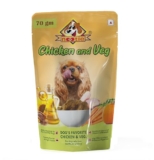 Nootie Dog’s Favorite Chicken & Veg Gravy-(70g) Natural Ingredients, Easy to Digest, Enhances Dog Food Gravy for Dogs, Dog Chicken & Veg Gravy, Wet Gravy for Dogs, Dog Food Topper (Pack of 24x70g)
