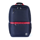 Gear LOGI-Q 27L Medium Water Resistant 5 Compartment Laptop Backpack/Backpack/Office Bag with Trolley Sleeve for Men/Women (Navy-Red)