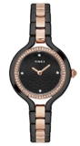 Timex Women Quartz Analog Black-Dial-Twel14010