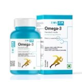 Swasa Vegan Omega 3 Capsules, 500 mg || Healthy Heart|| Brain|| Immunity ((Pack of 1))