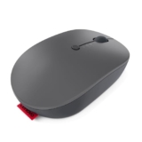 Lenovo Go Wireless Multi-Device Mouse | Connect & Switch: Upto 3 devices | Upto 2400 DPI | Rechargeable | Fast Charge (Upto 3 months in 1.5hrs) | Programmable | 75g ultra-light | 3Yr Exchange Warranty