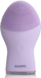 AGARO 33537 CM2107 Sonic Facial Cleansing Massager & brush, Hygienic Soft Silicone Massager(Purple)