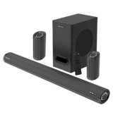 Zebronics Zeb-Juke Bar 9500Ws Pro Dolby 5.1 Soundbar With Wireless Satellites, Dolby Audio, 525 Watts Output Power, 16.5Cm Subwoofer, Hdmi Arc, Optical, Bt V5.0, Led Display, Wall Mount And Aux,Black