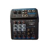 Kadence AGU04 4 Channel Analog Mixer with Effect (Bluetooth and USB PLayer)