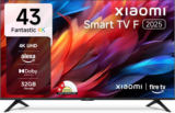 Xiaomi By Mi F Series 108 Cm (43 Inch) Ultra Hd (4K) Led Smart Fire Tv 2025 Edition With Dolby Audio | Box Speakers | Alexa | 32Gb Storage | Filmmaker Mode(L43Mb-Fin)
