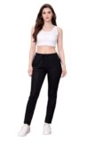 Shiv Textiles Women’s Polyester Solid Trackpant (Pack of 3 Track Pant) (BL-Pack-M) Black